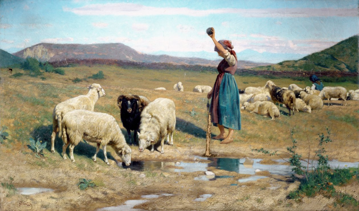 Hyrdinden af Stefano Bruzzi