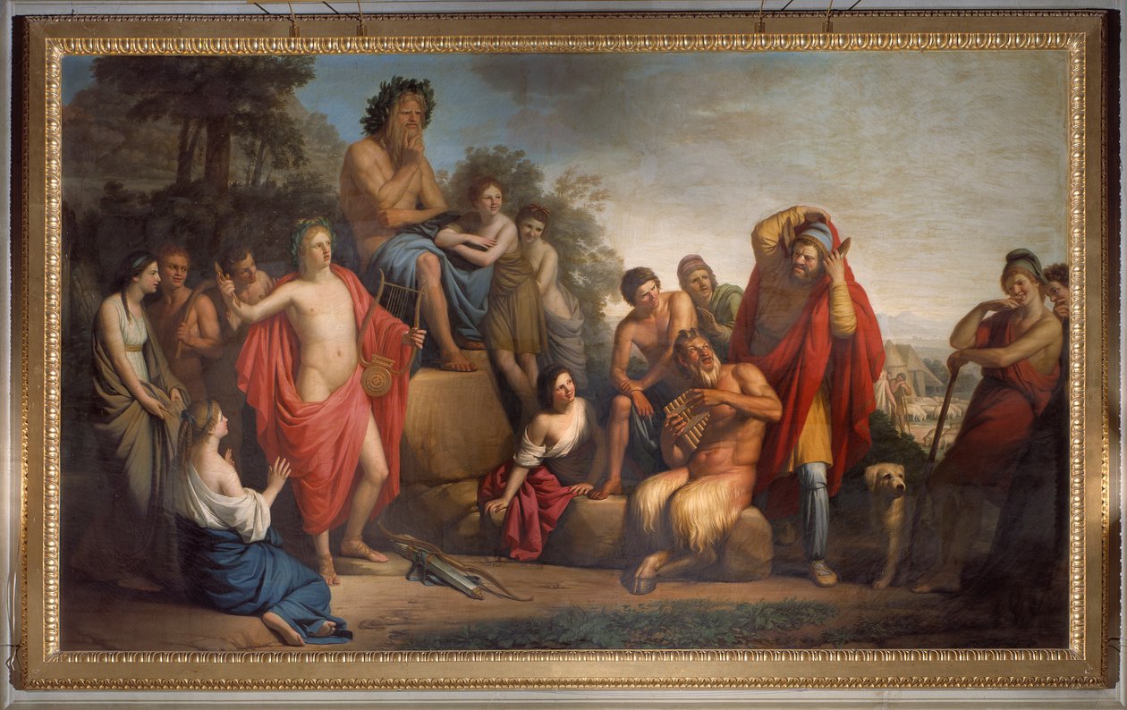 Mytologiske guddomme. Fresco af Stefano Tofanelli