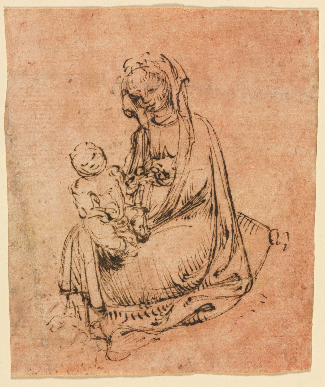 Madonna og barn, ca. 144050. af Stefano da Zevio