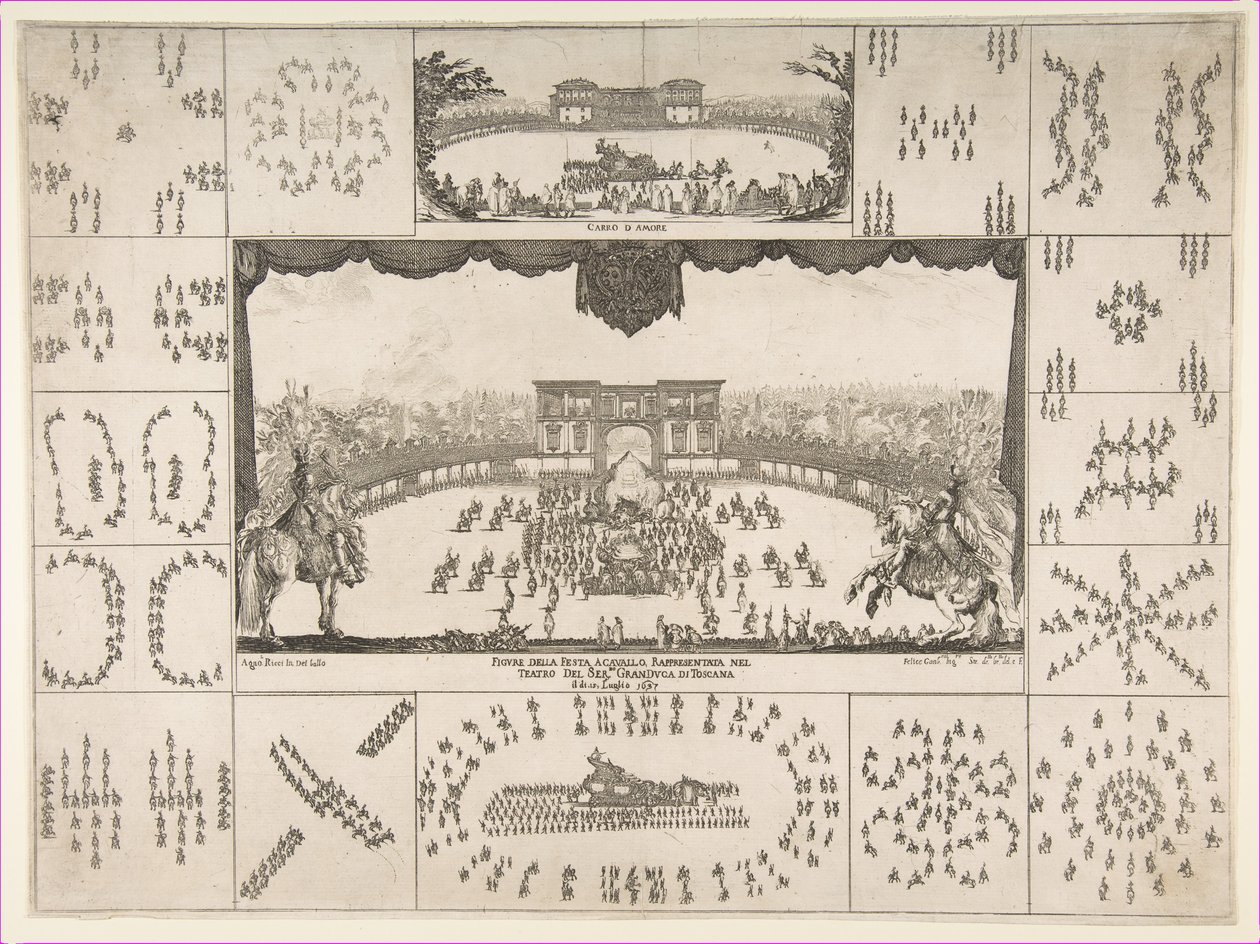 Karrusel i Firenze til storhertug Ferdinand II