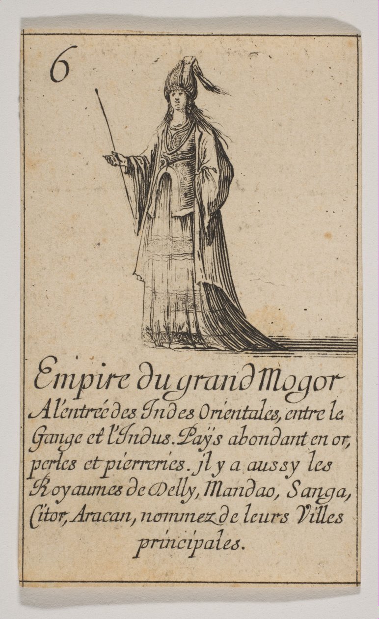 Empire du grand Mogor, 1644. af Stefano della Bella