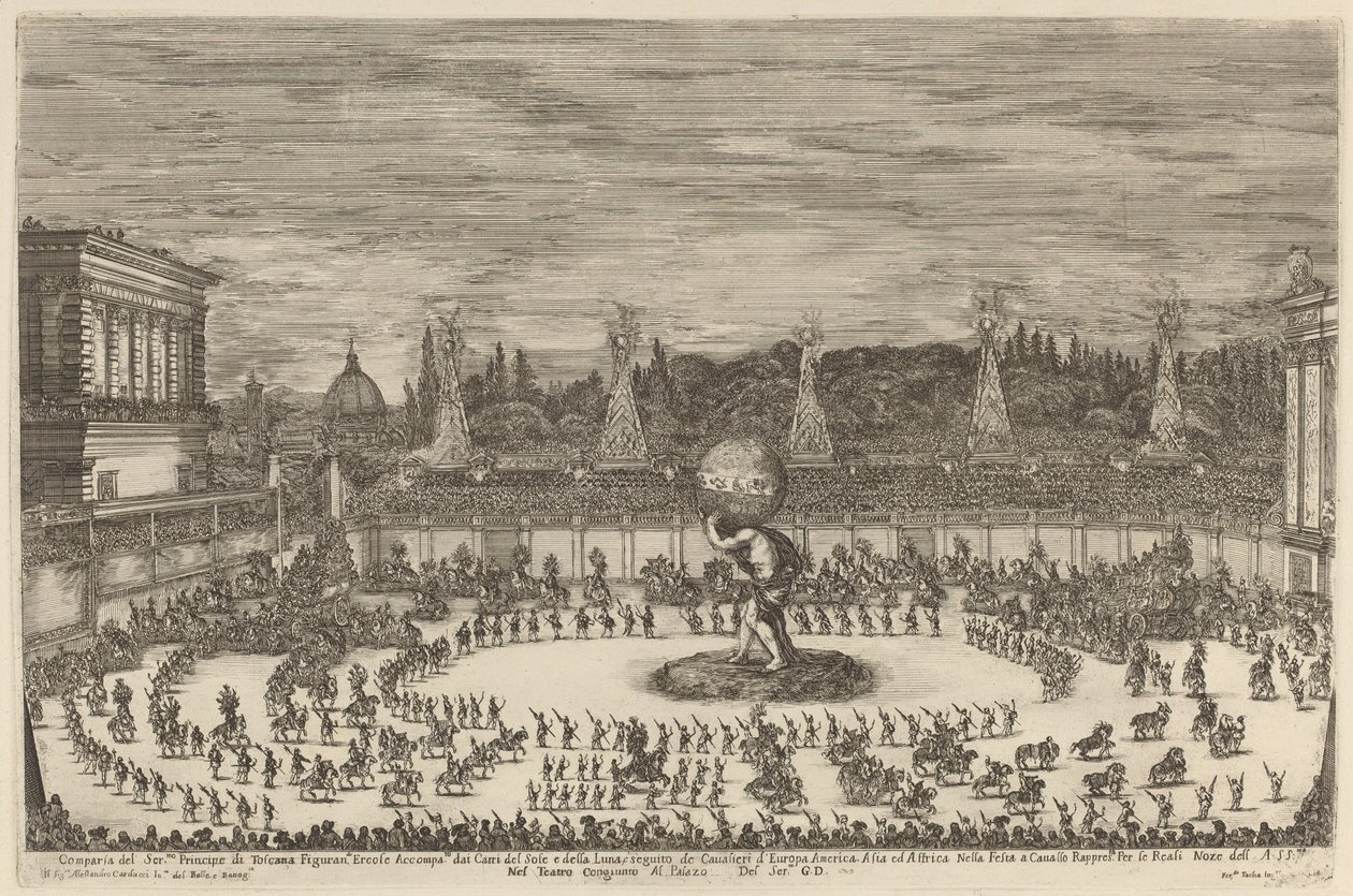 Prinsen af Toscanas indtog, 1661. af Stefano della Bella
