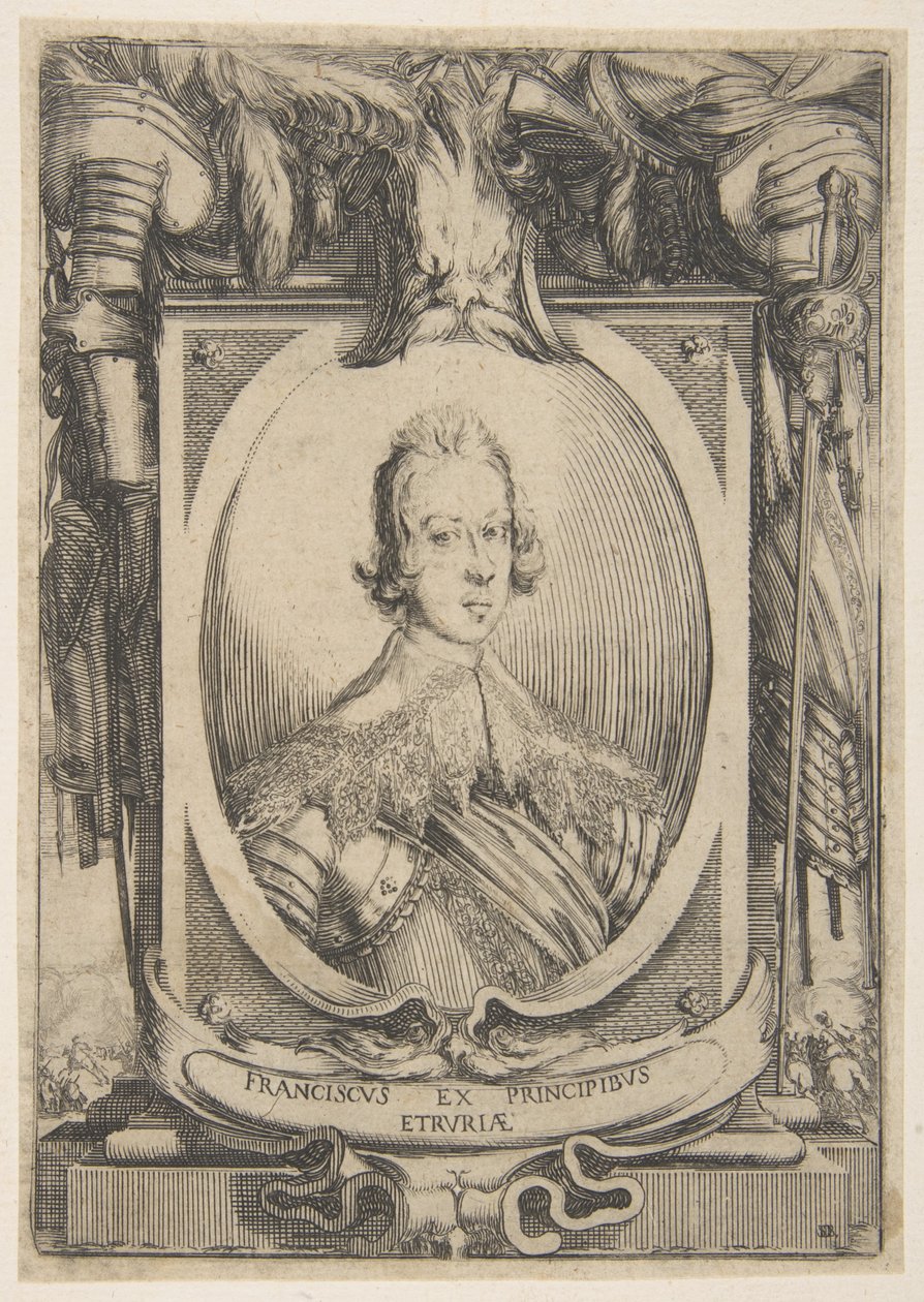 Francesco de Medici, Prins af Toscana, ca. 1634. af Stefano della Bella