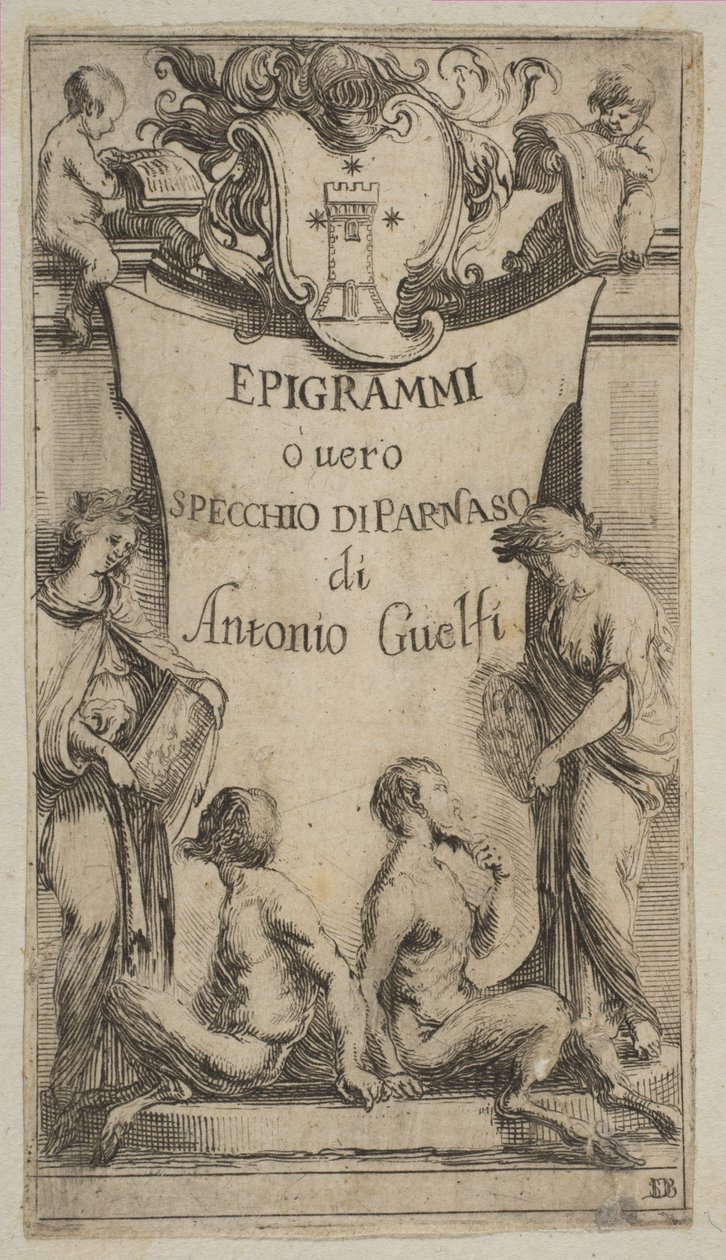 Frontispice til Epigrammi de Guelfi, ca. 1636. af Stefano della Bella