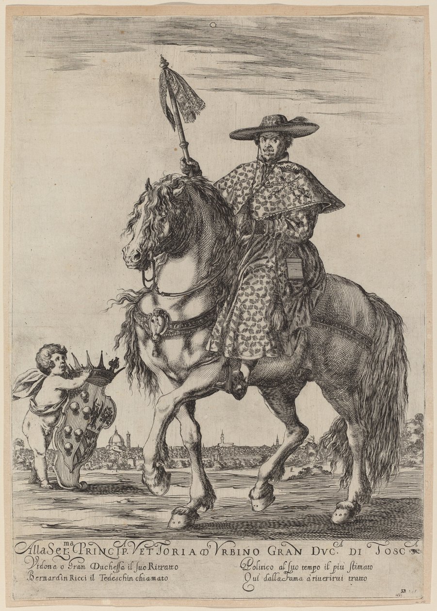 The Tedeschino, 1637. af Stefano della Bella