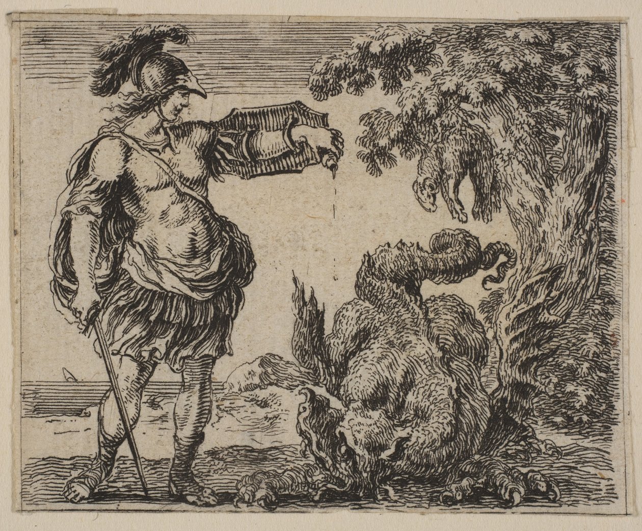 Jason, fra Game of Mythology Game of Mythology, 1644. af Stefano della Bella
