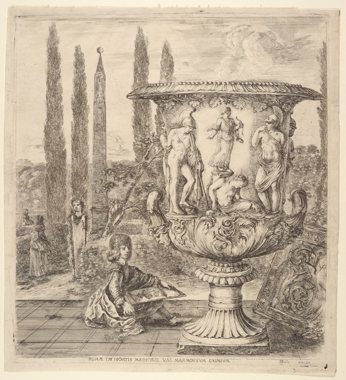 Mediciens vase af Stefano della Bella