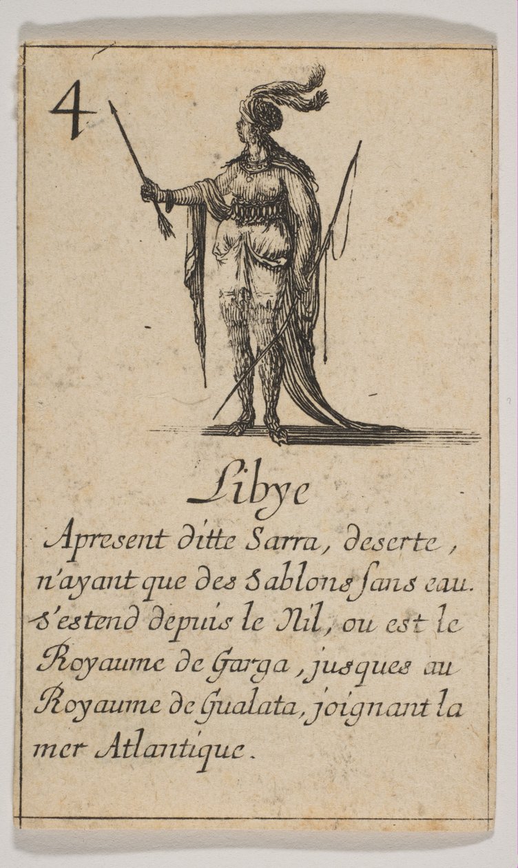 Libyen, 1644. af Stefano della Bella
