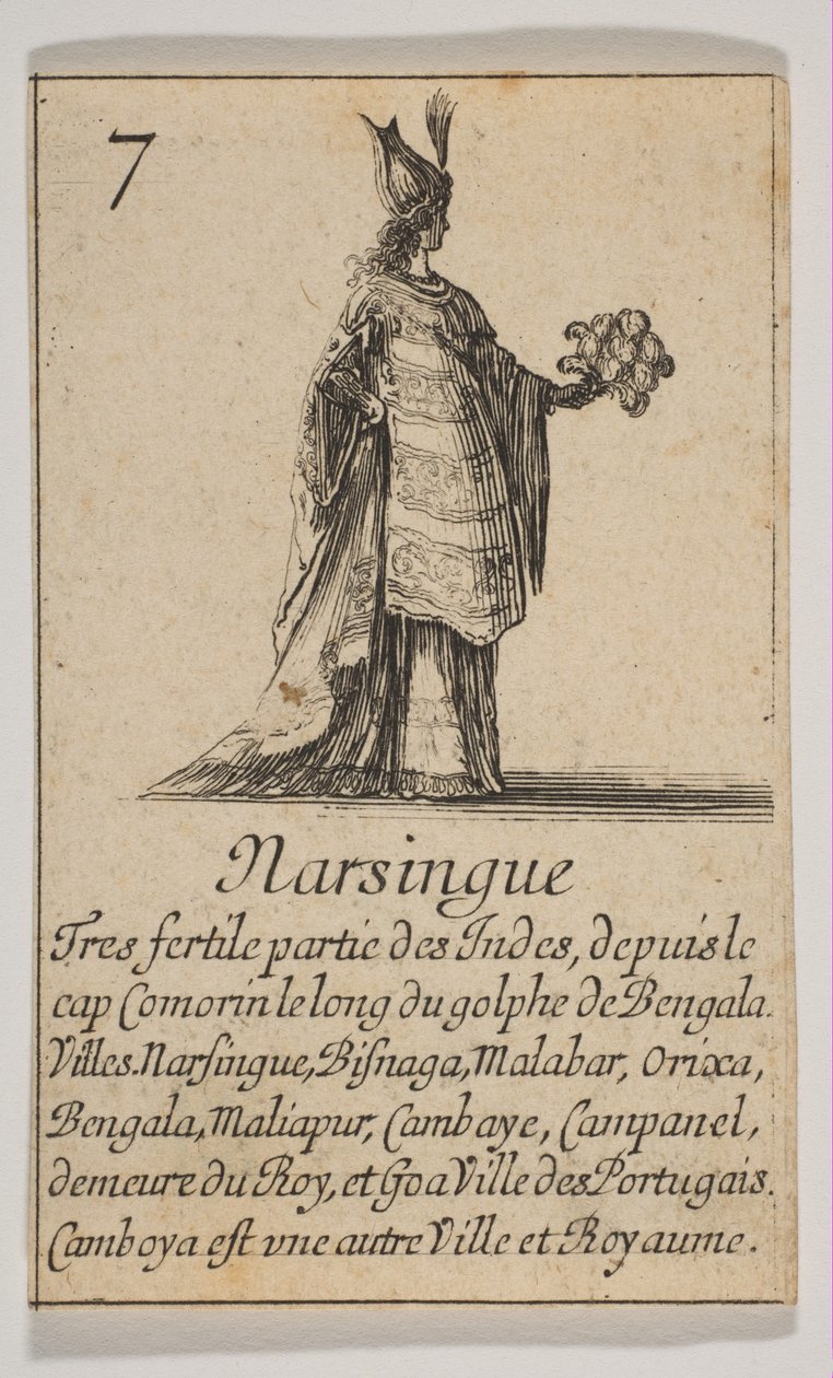 Narsingue, 1644. af Stefano della Bella