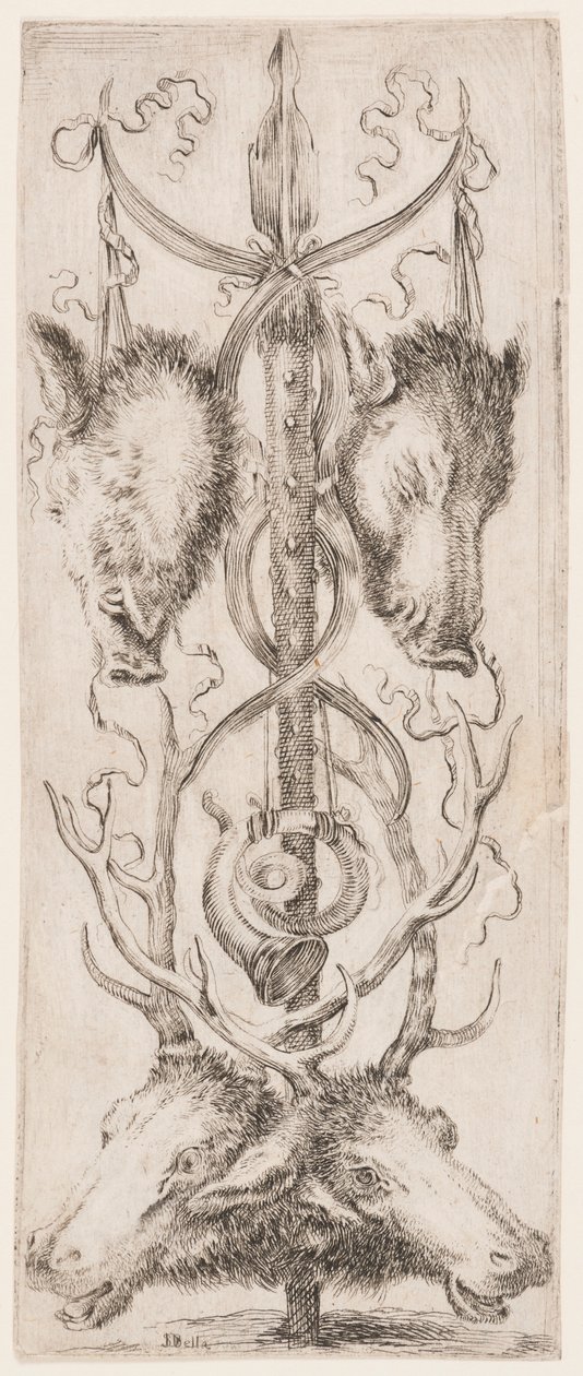 Ornamenter eller grotesker (grotesk ornament) af Stefano della Bella