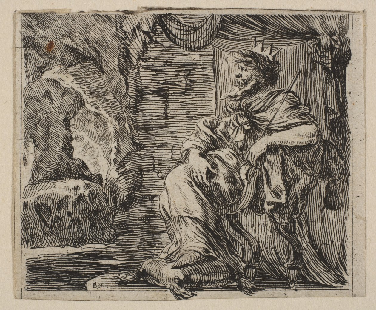 Pluto, fra Game of Mythology Game of Mythology, 1644. af Stefano della Bella