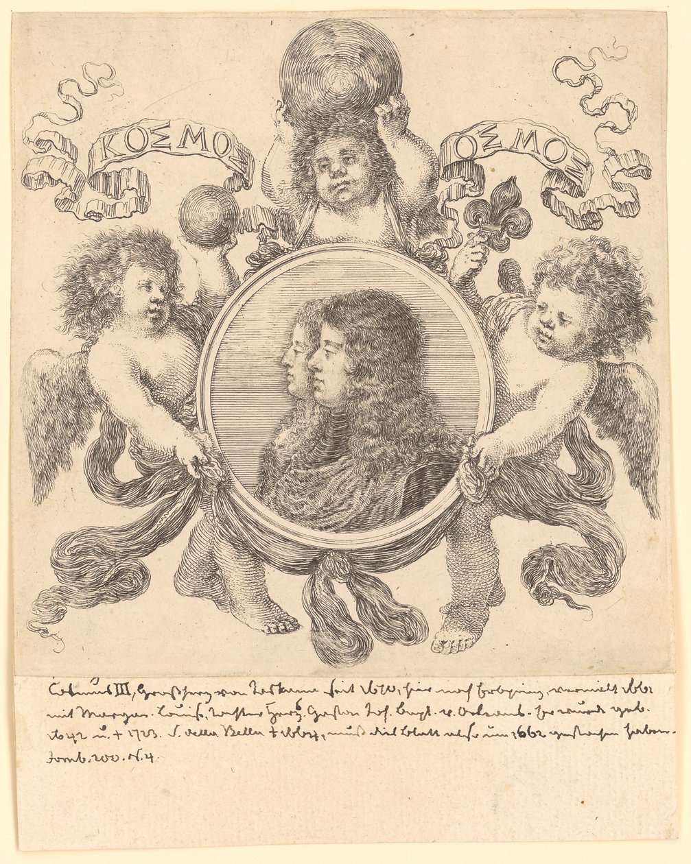 Portræt af prins Cosimo 3. de