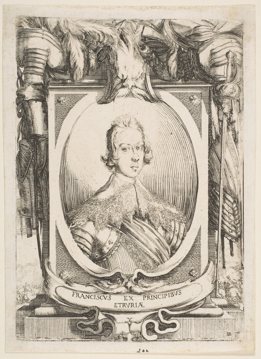 Portræt af Francesco de Medici, 1634. af Stefano della Bella