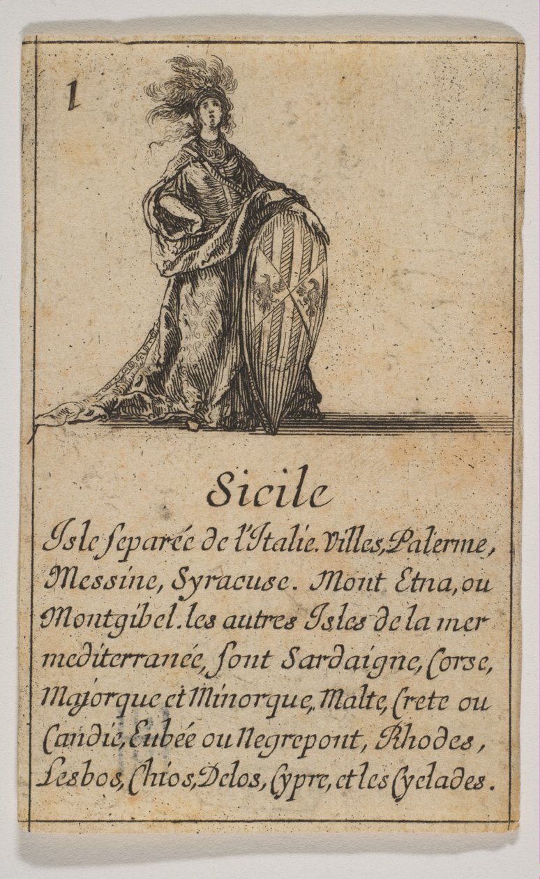 Sicilien, 1644. af Stefano della Bella