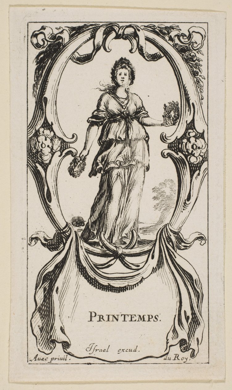 Spring Printemps, fra The Four Seasons, ca. 1641. af Stefano della Bella
