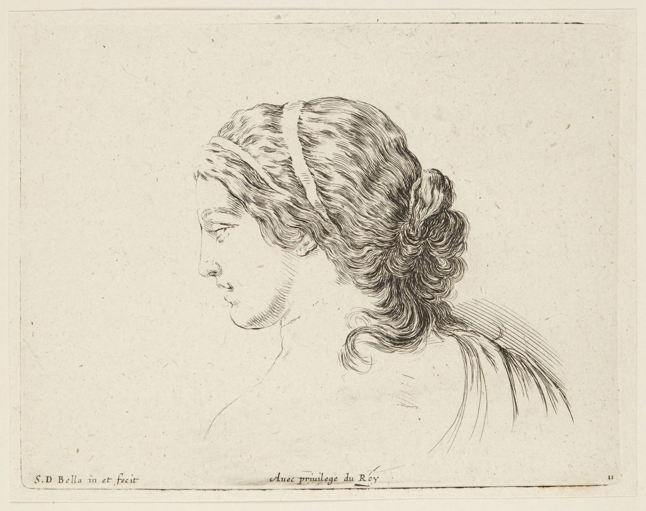 Studie (I principii del disegno, 11) af Stefano della Bella