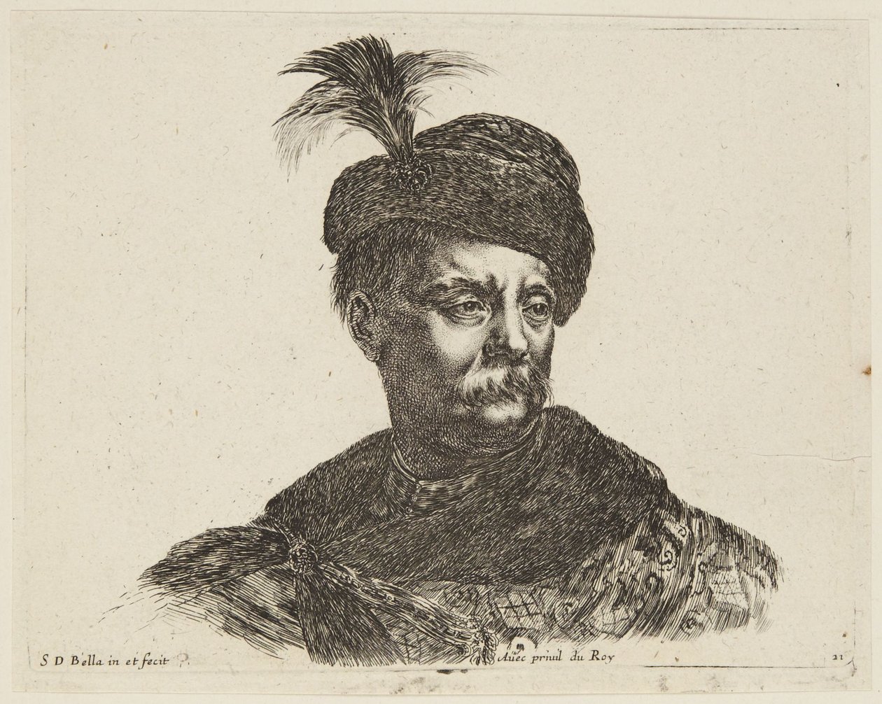 Studie (I principii del disegno, 21) af Stefano della Bella