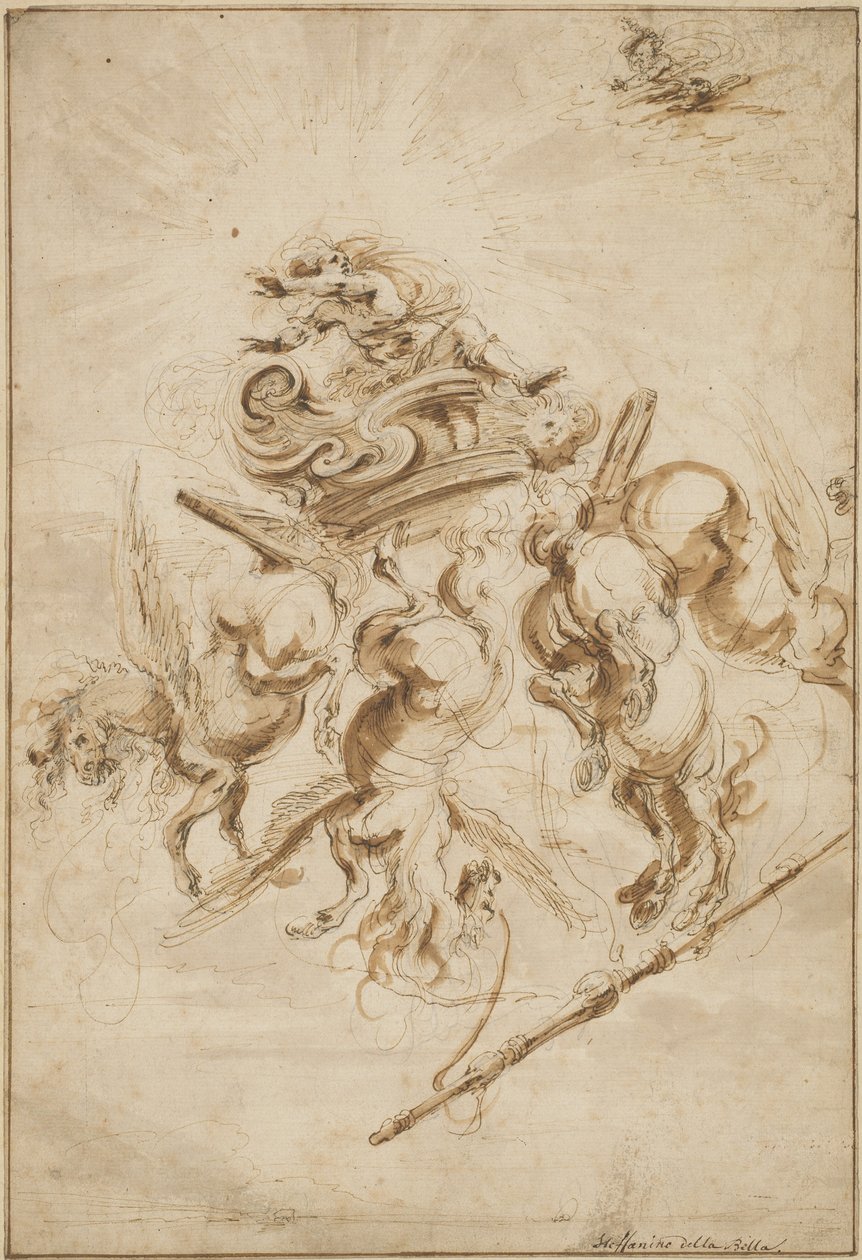 Phaetons fald af Stefano della Bella