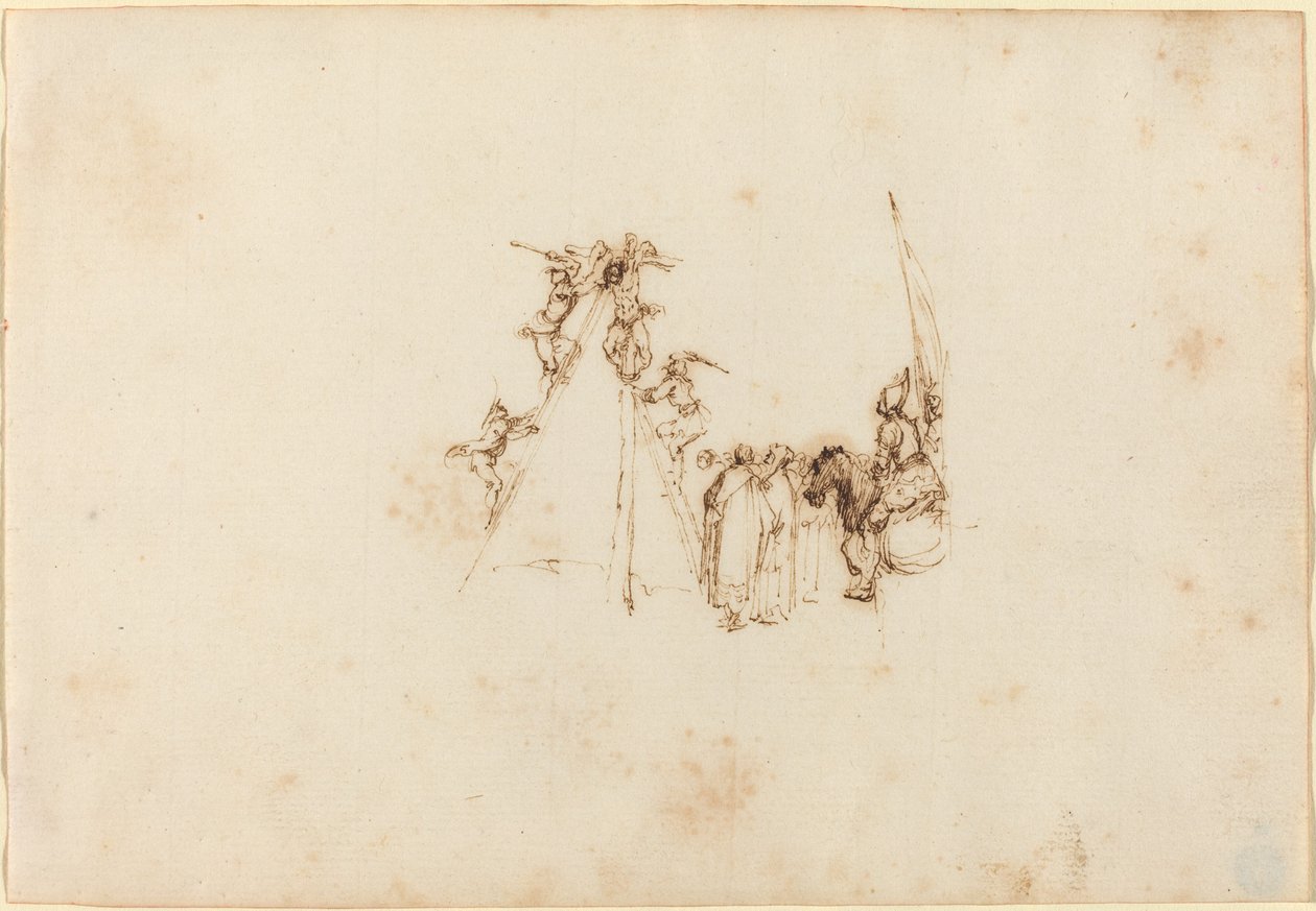 Sankt Filips martyrium. af Stefano della Bella