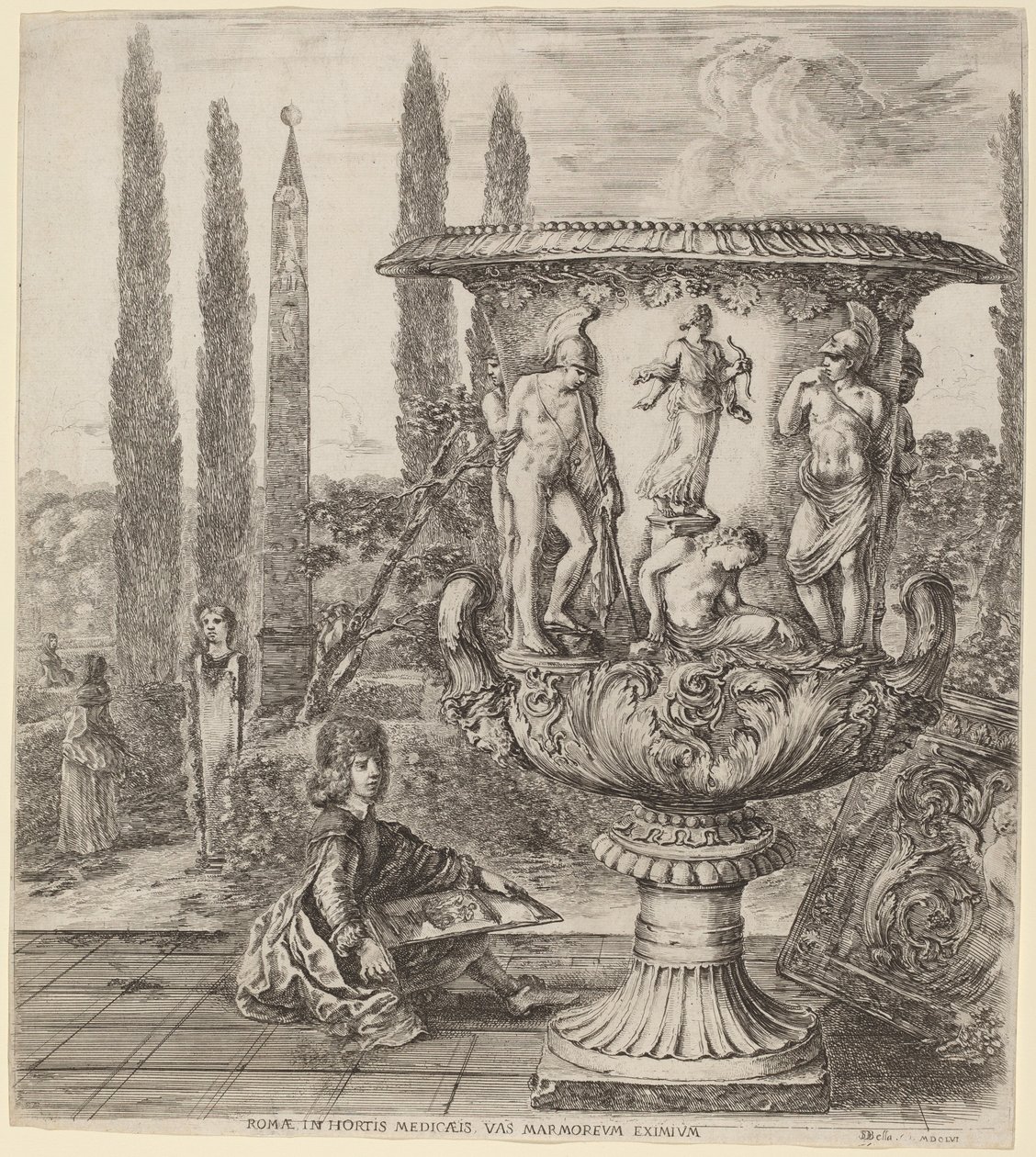 Mediciens vase af Stefano della Bella