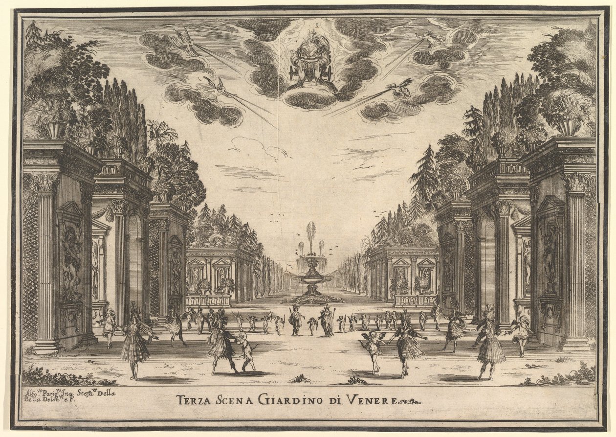 Tredje scene, Venus have, fra 