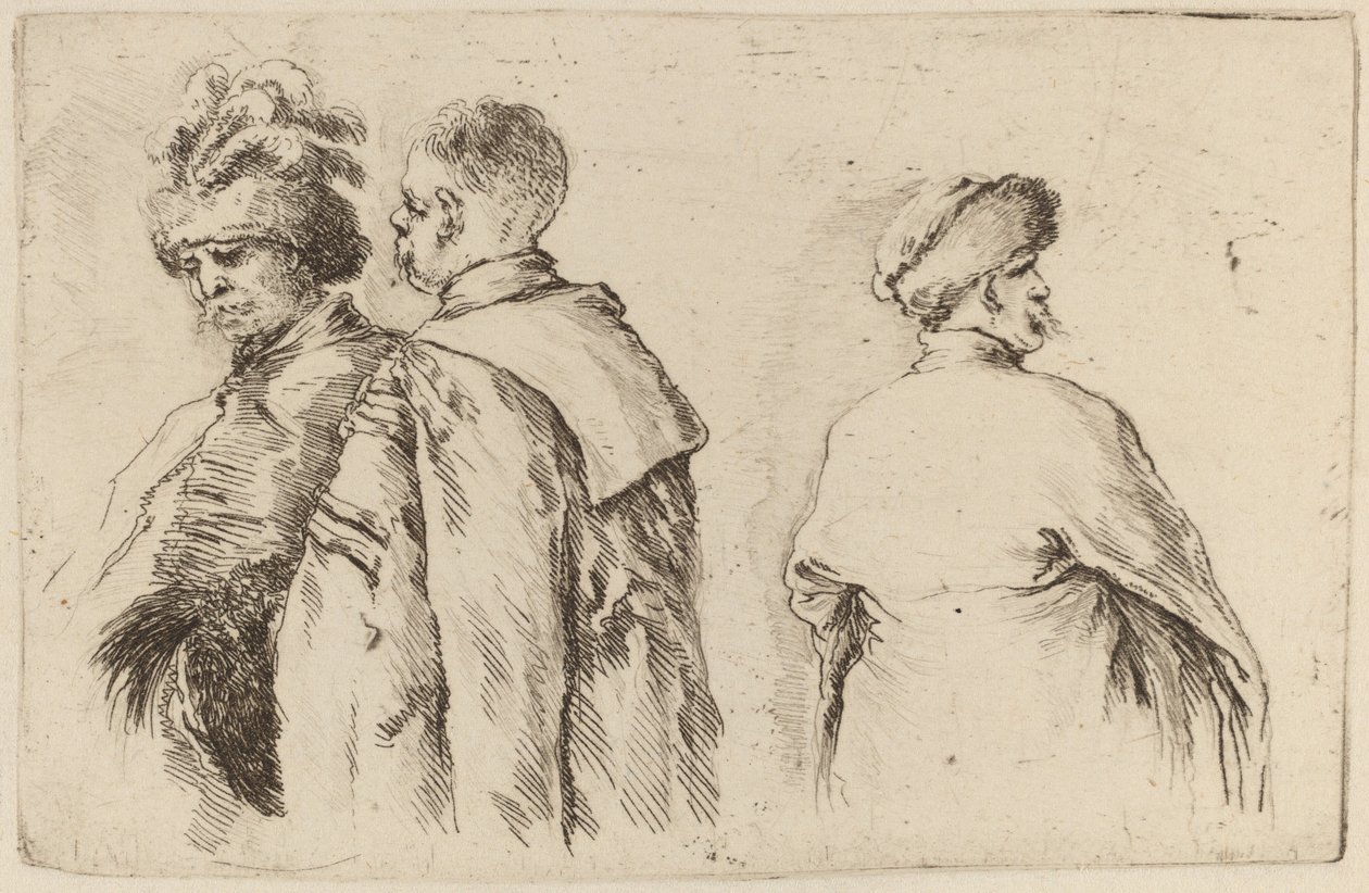 Tre ungarere. af Stefano della Bella