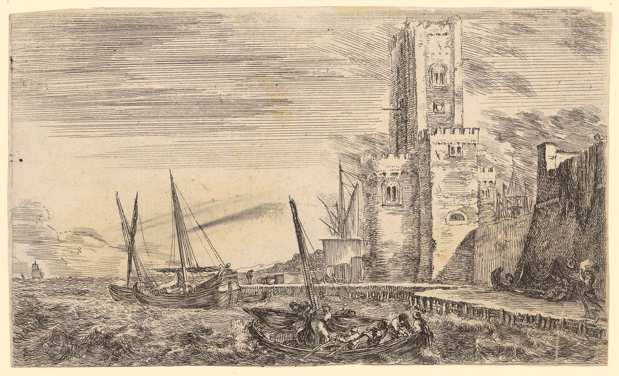 Tårnet i Calais af Stefano della Bella