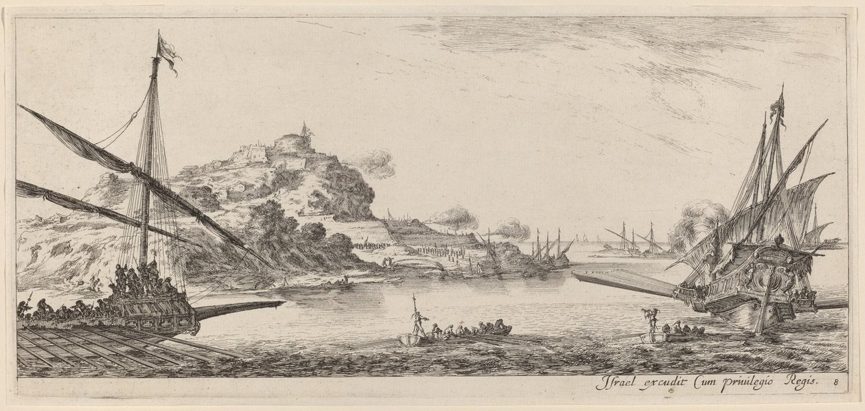 To kabysser og deres opsendelser, i eller før 1647. af Stefano della Bella