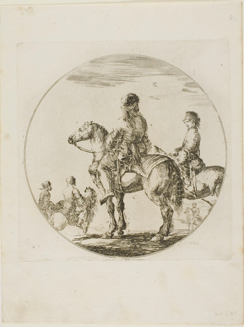 To polske Ryttere af Stefano della Bella