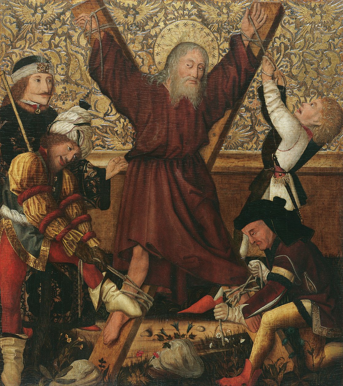 Martyrium af St. Andrew af Steirischer Maler