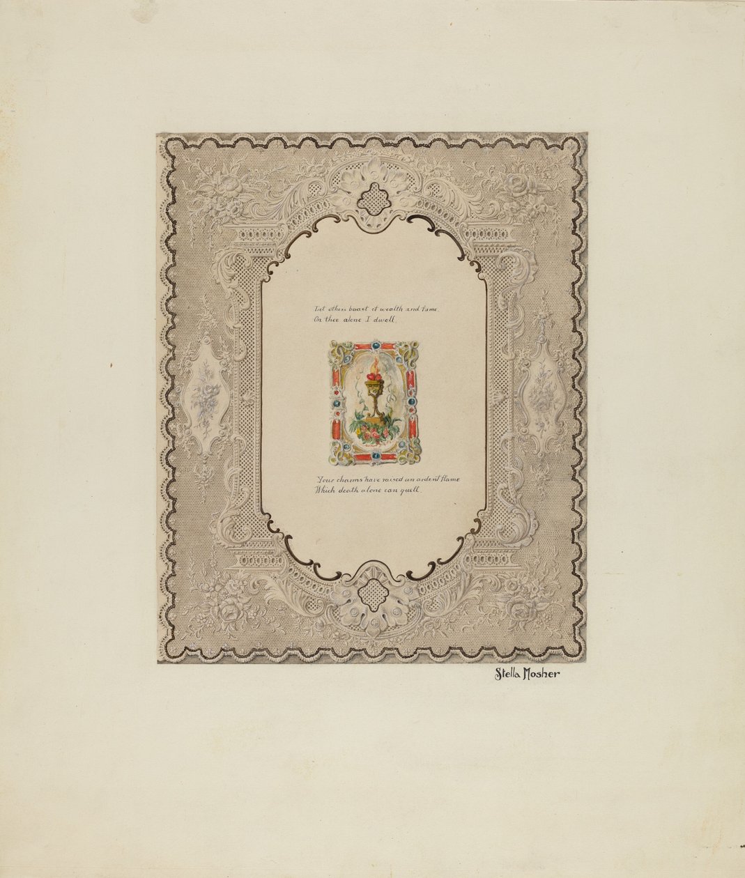Valentine, c. 1941. af Stella Mosher