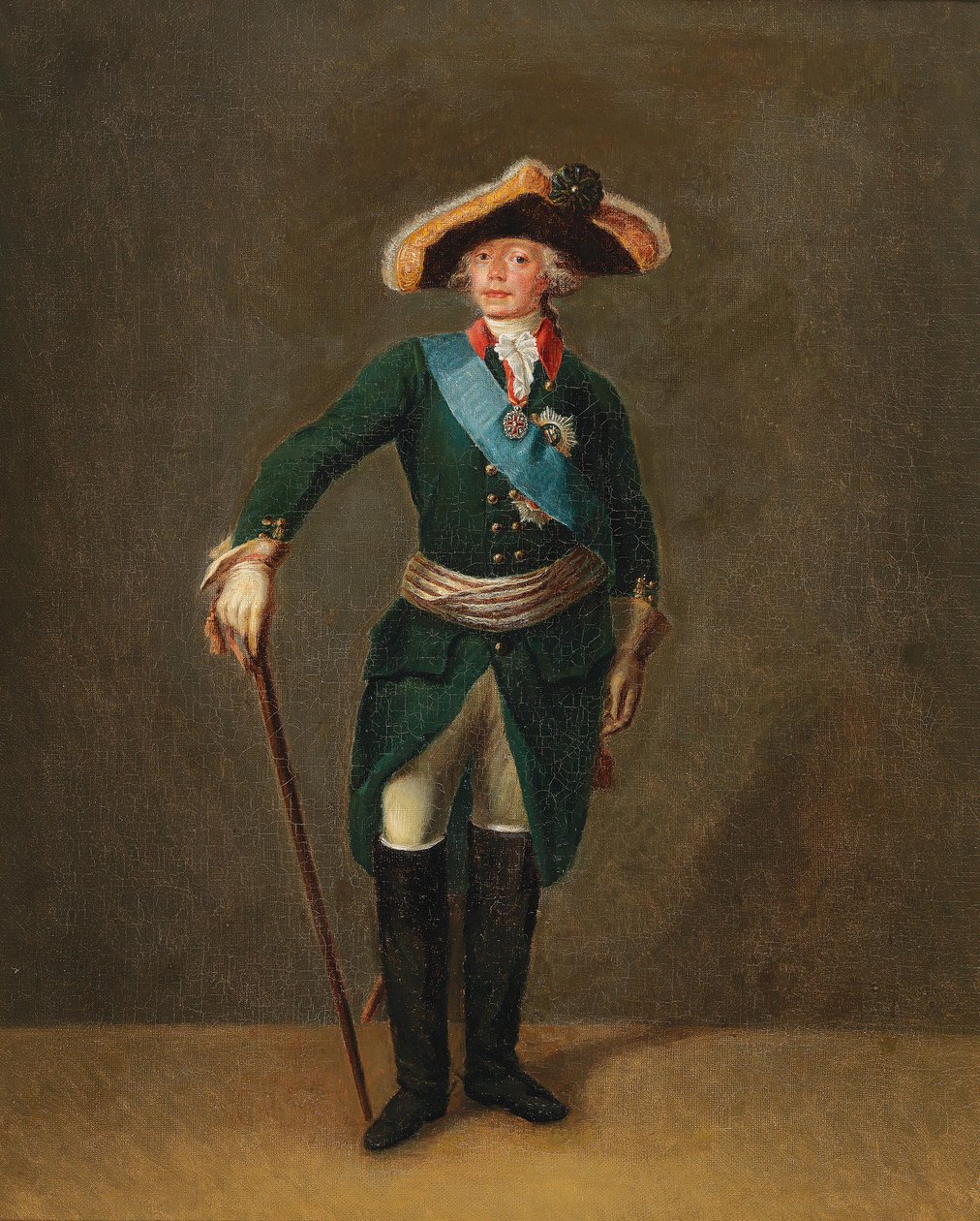 Portræt af Paul I af Stepan Semenovich Shchukin