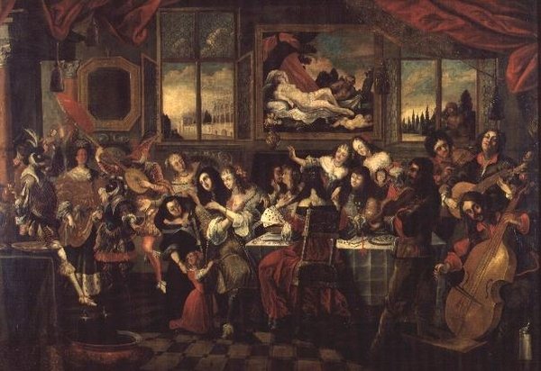 Den fortabte søn med kurtisanerne, ca. 1662 af Stephan Kessler