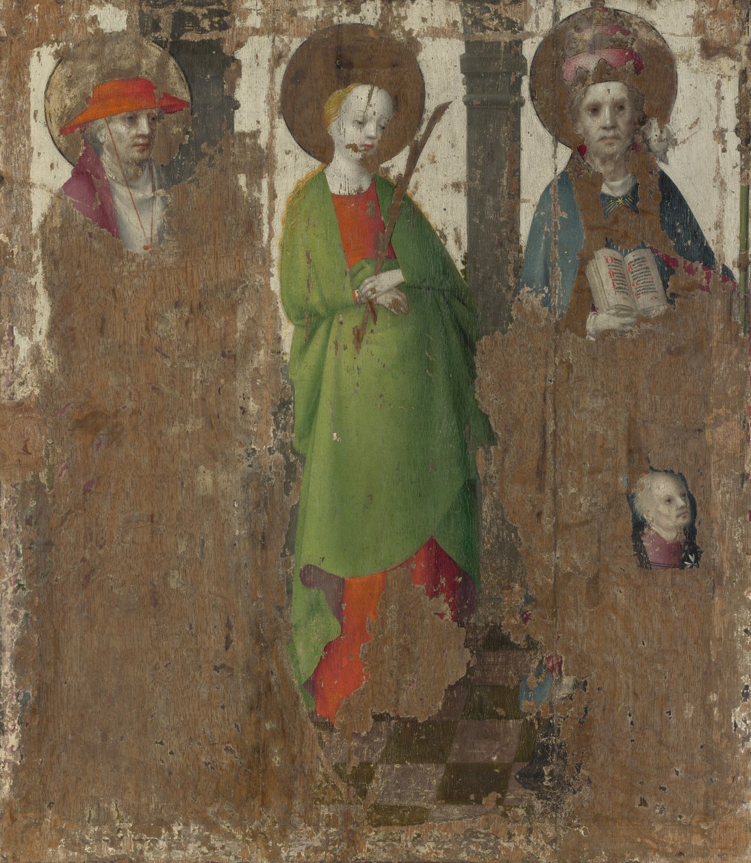 Tre hellige, ca. 1450 af Stephan Lochner