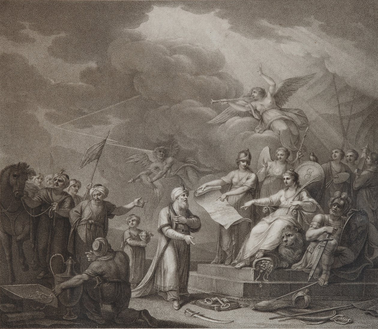Allegori af Jassy-traktaten, 1792 af Stephanoff
