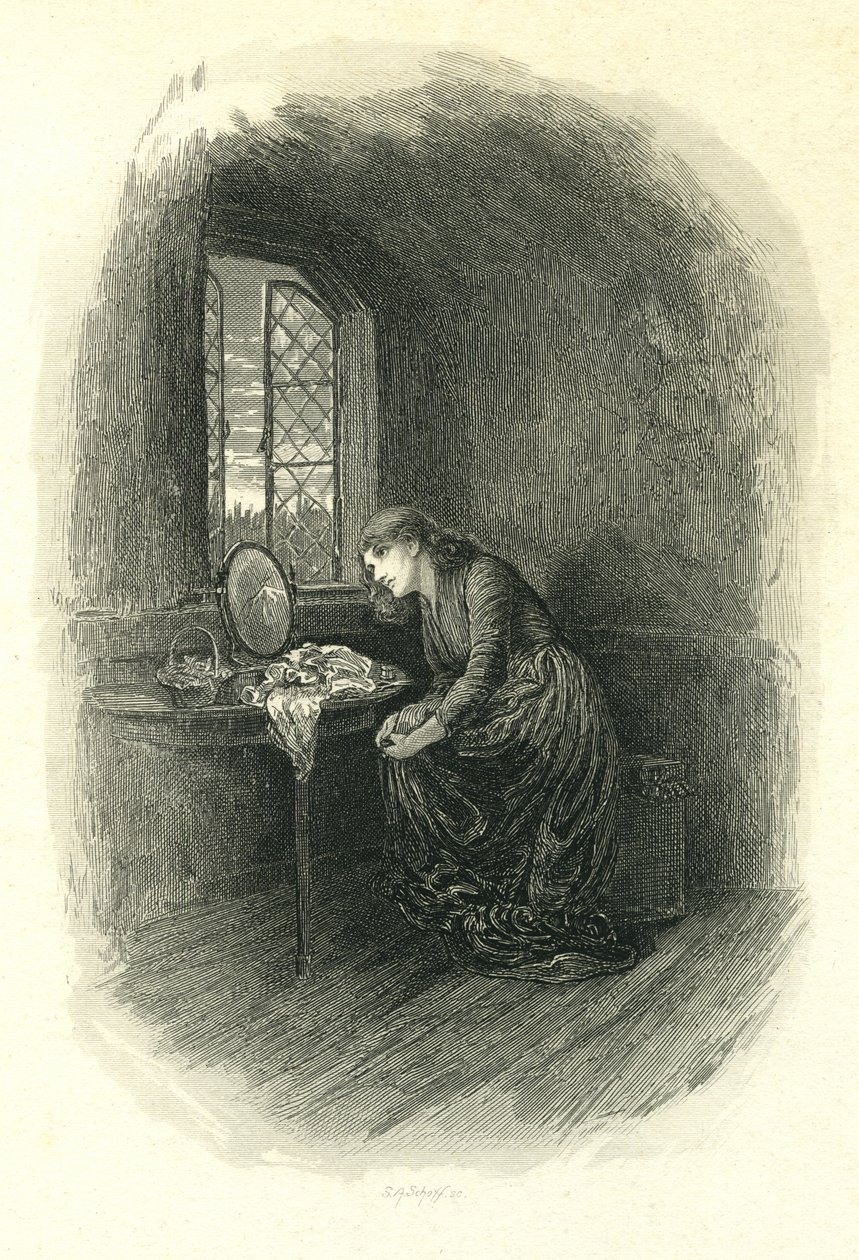 Lille Dorrit - Amy Dorrit Ved vindue af Stephen Alonzo Schoff