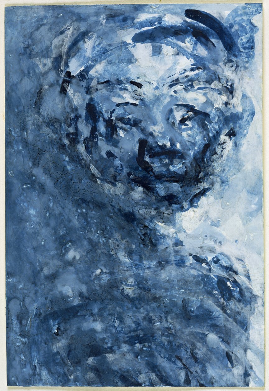 Marlene Dietrich, 2000 (wc på papir) af Stephen Finer