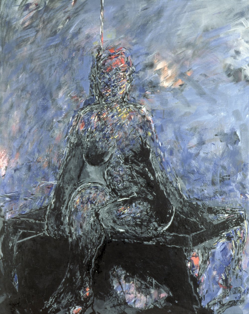 Kvinde på banket, 1984 af Stephen Finer