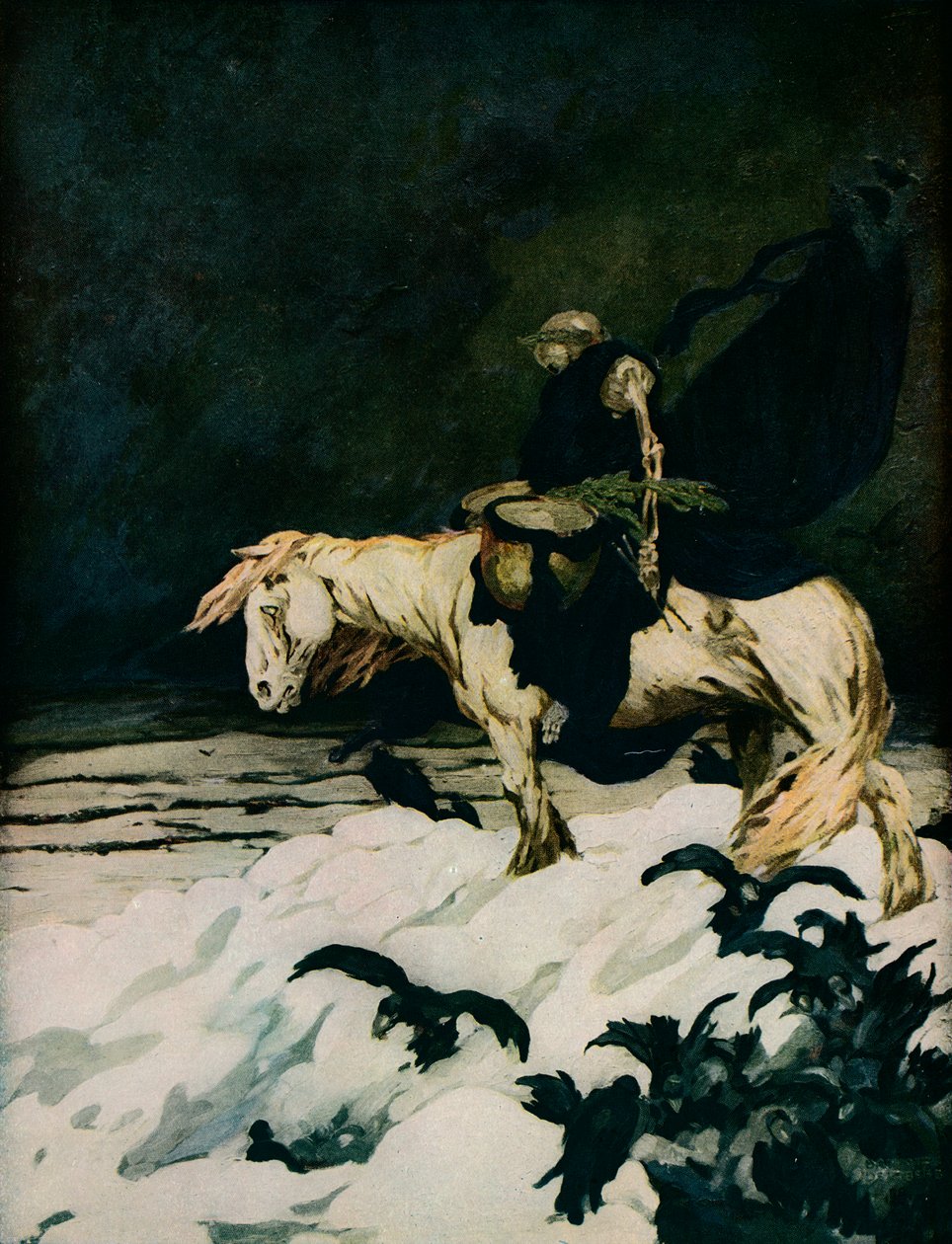 Tilbagetoget fra Moskva, 1911, 1918 af Stephen Baghot de la Bere