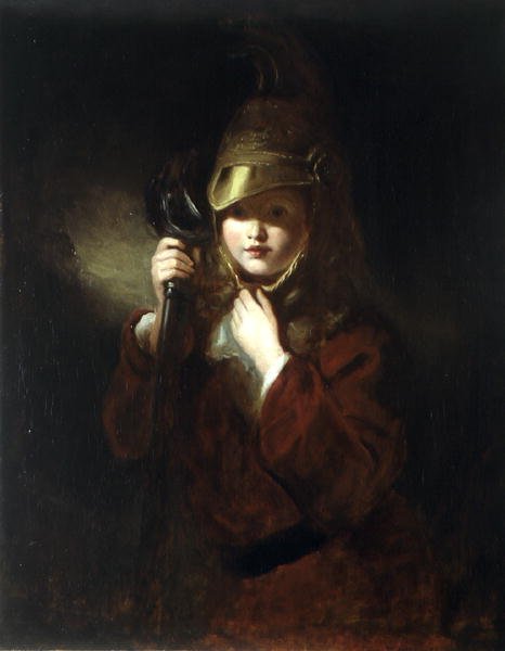 Hans fars sværd, ca. 1859 (olie på lærred) af Stephen Catterson the Elder Smith