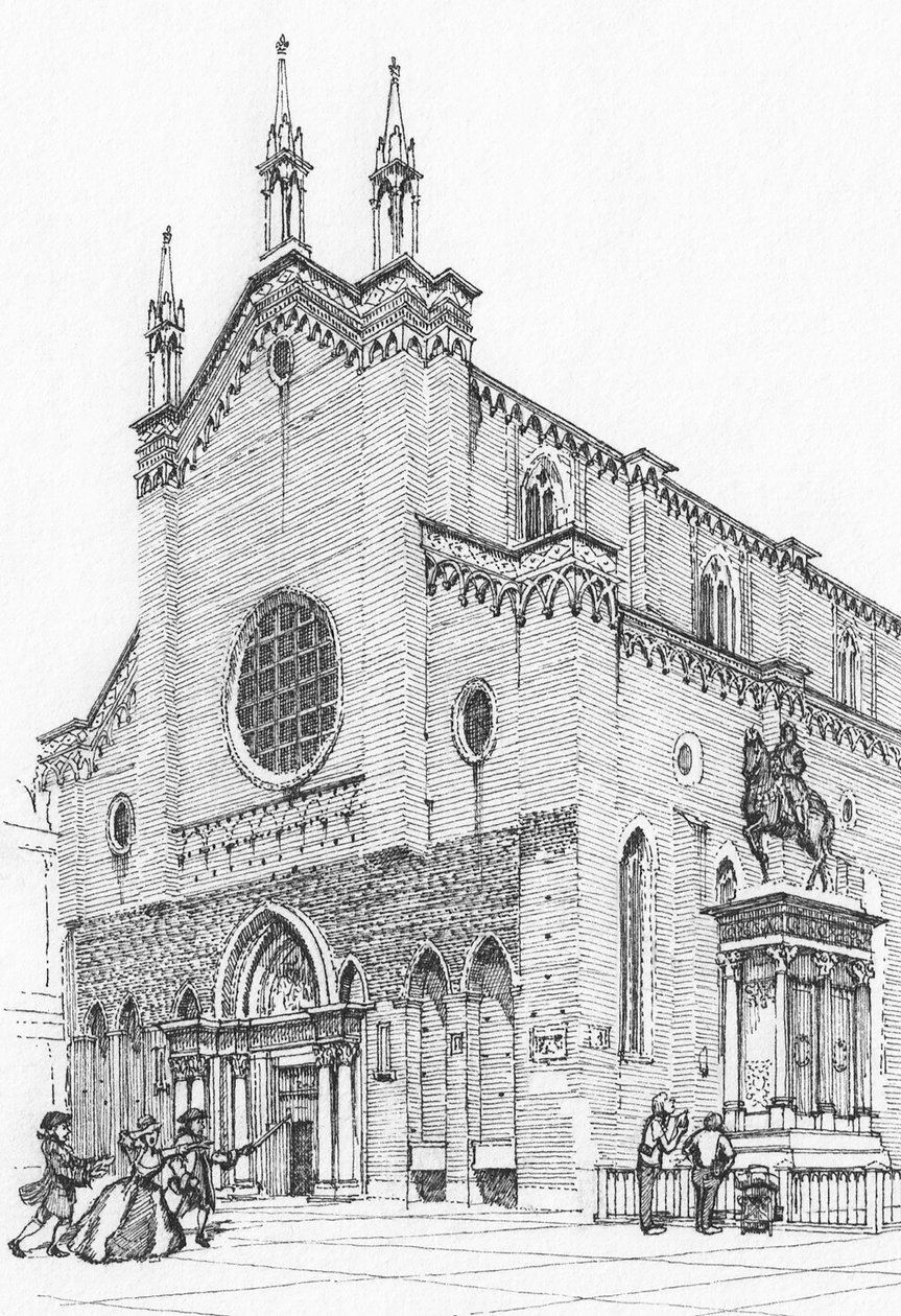 Den hellige Zanipolos kirke, Venedig af Stephen Conlin