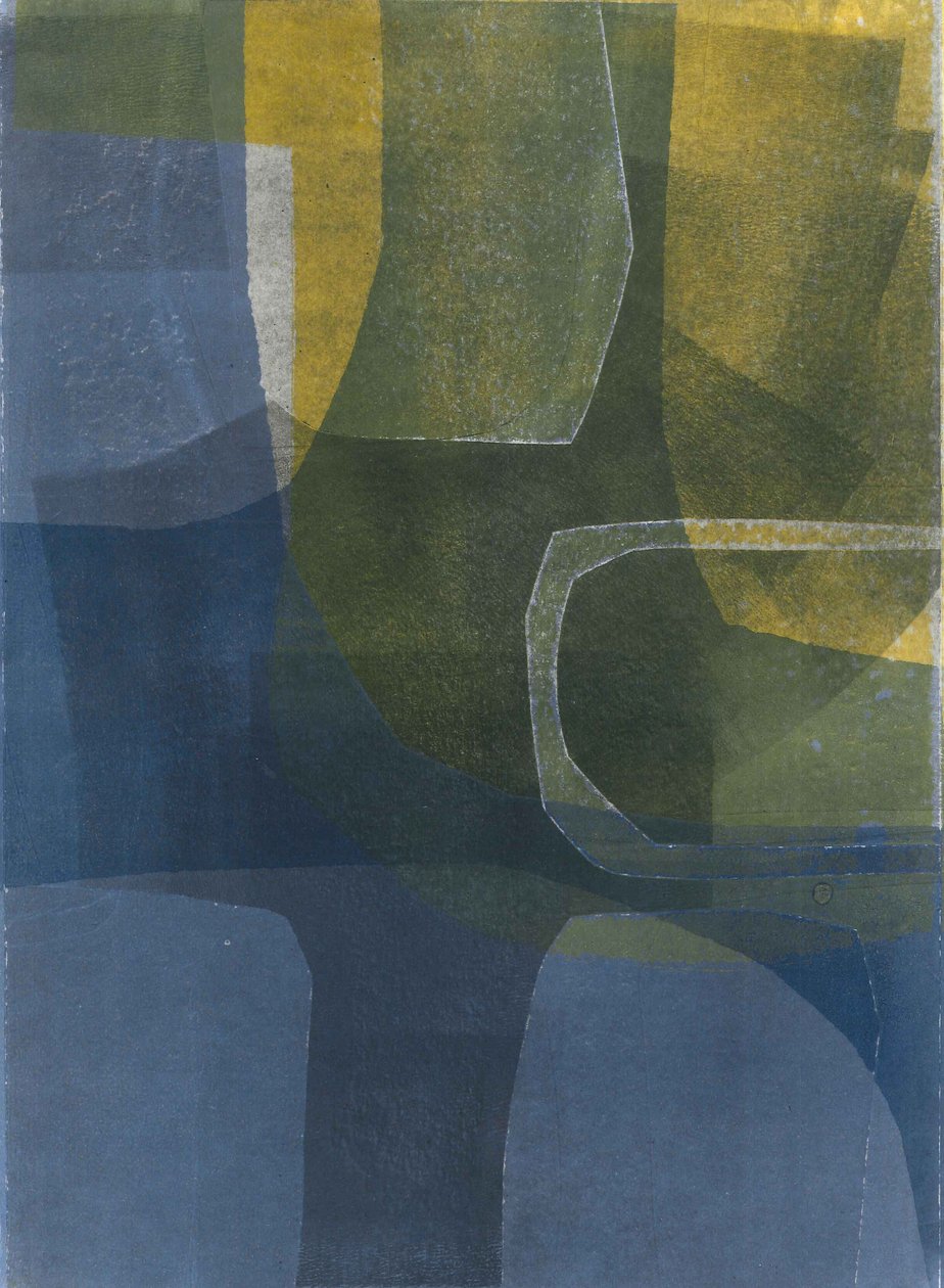 Arches Sun  Sea II, 2015 (monoprint på papir) af Stephen Dow