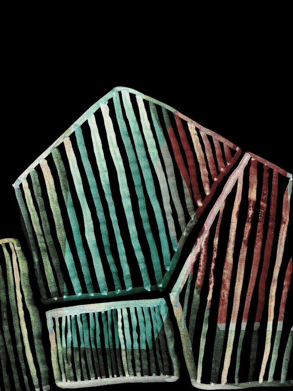 Monocollage 80, 2019 (digital) af Stephen Dow