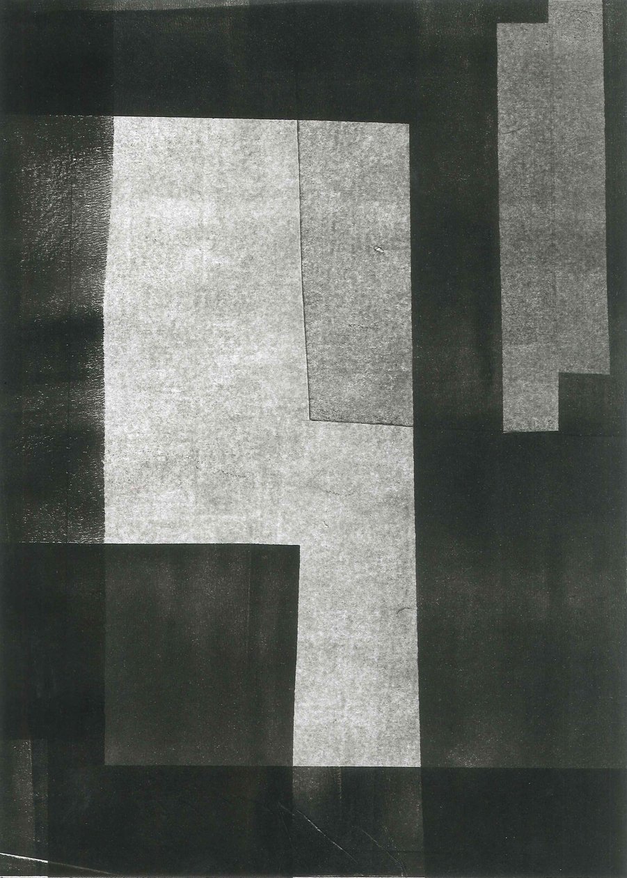Nocturnus V, 2015 (monoprint på papir) af Stephen Dow