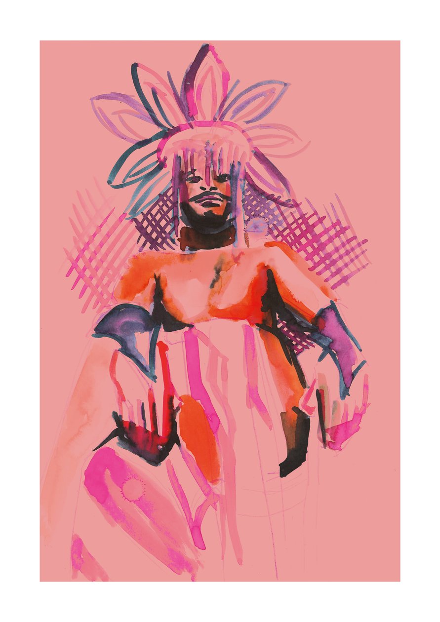 Dronningemoder af huset Mandella, 2023 (digital) af Stephen Dow