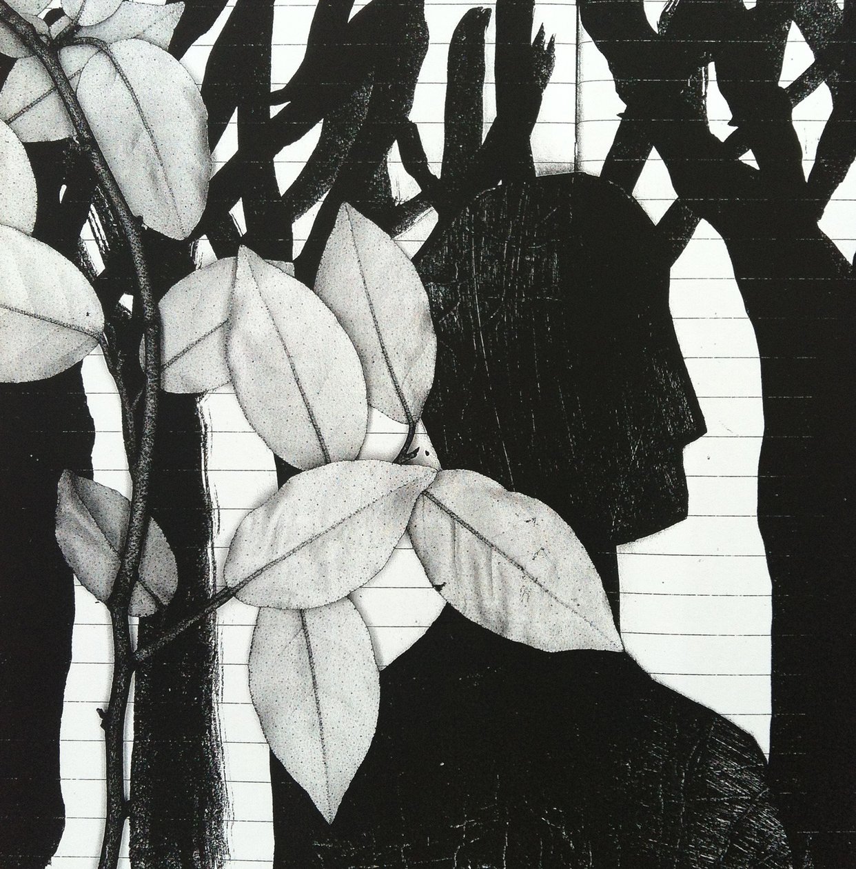The Woods, 2014 (collage) af Stephen Dow