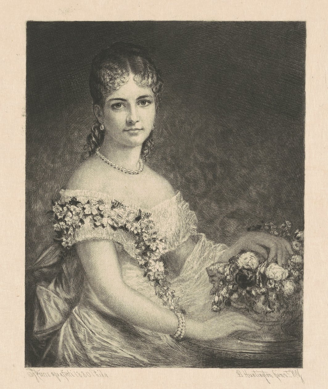 Mrs. J. Coleman Drayton (Charlotte Augusta Astor) af Stephen James Ferris, after Daniel Huntington