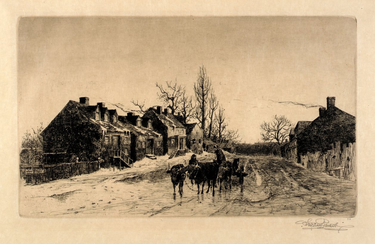 En vinteraften, Windsor, N.S. af Stephen Parrish