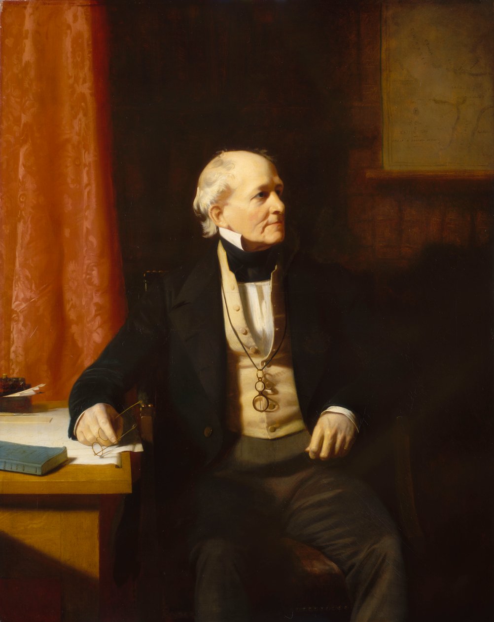 Kontreadmiral Sir Francis Beaufort (1774-1857) af Stephen Pearce