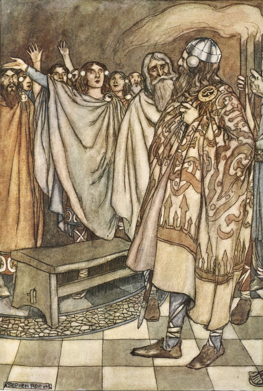 Et mægtigt jubelråb lød fra Ulstermen, illustration fra 
